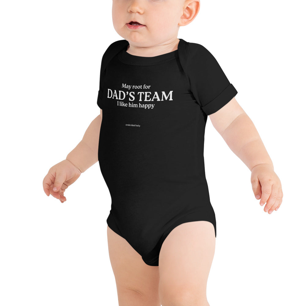 DAD'S TEAM Baby Onesie