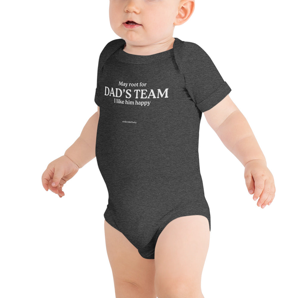DAD'S TEAM Baby Onesie