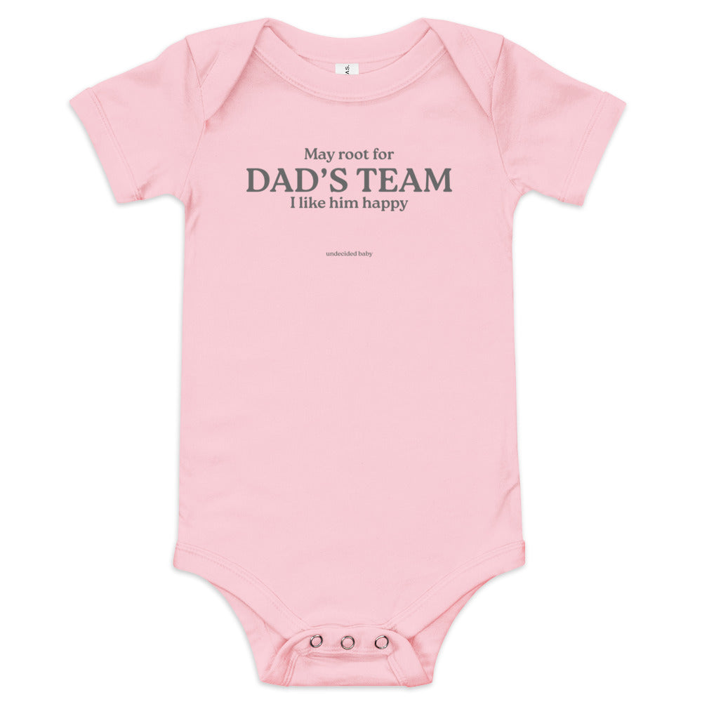 DAD'S TEAM Baby Onesie