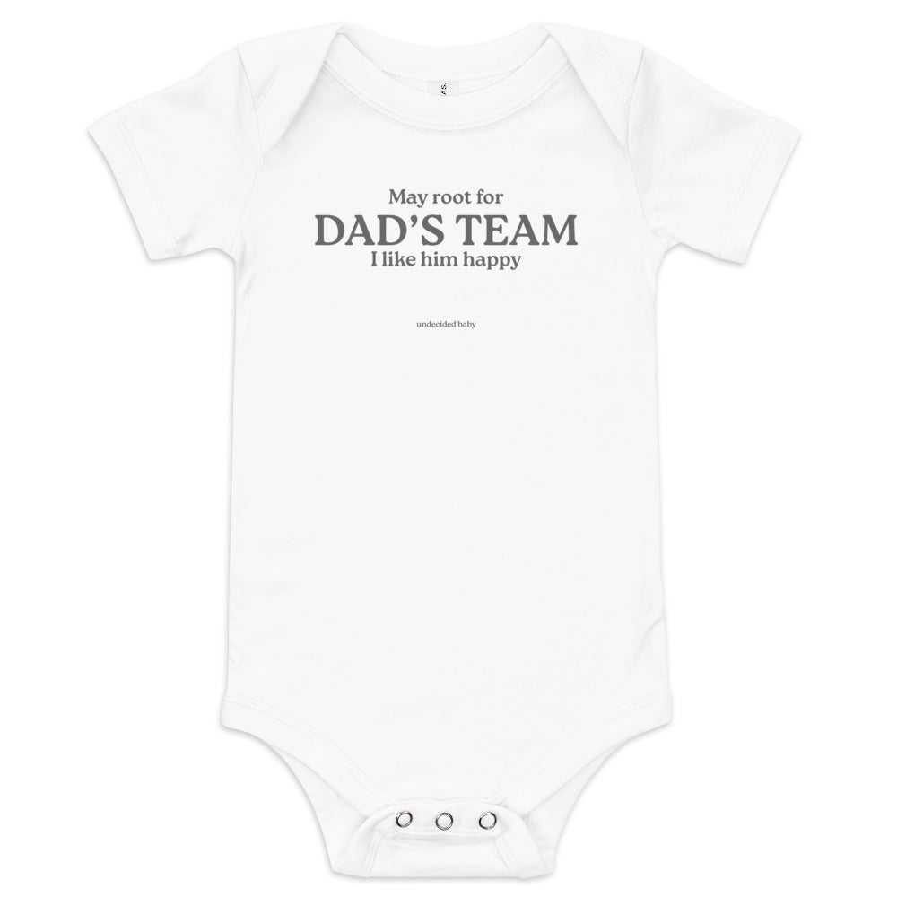 DAD'S TEAM Baby Onesie