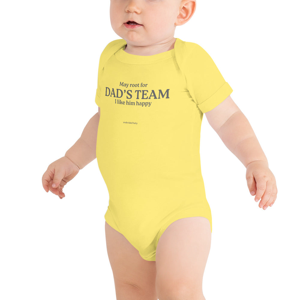 DAD'S TEAM Baby Onesie