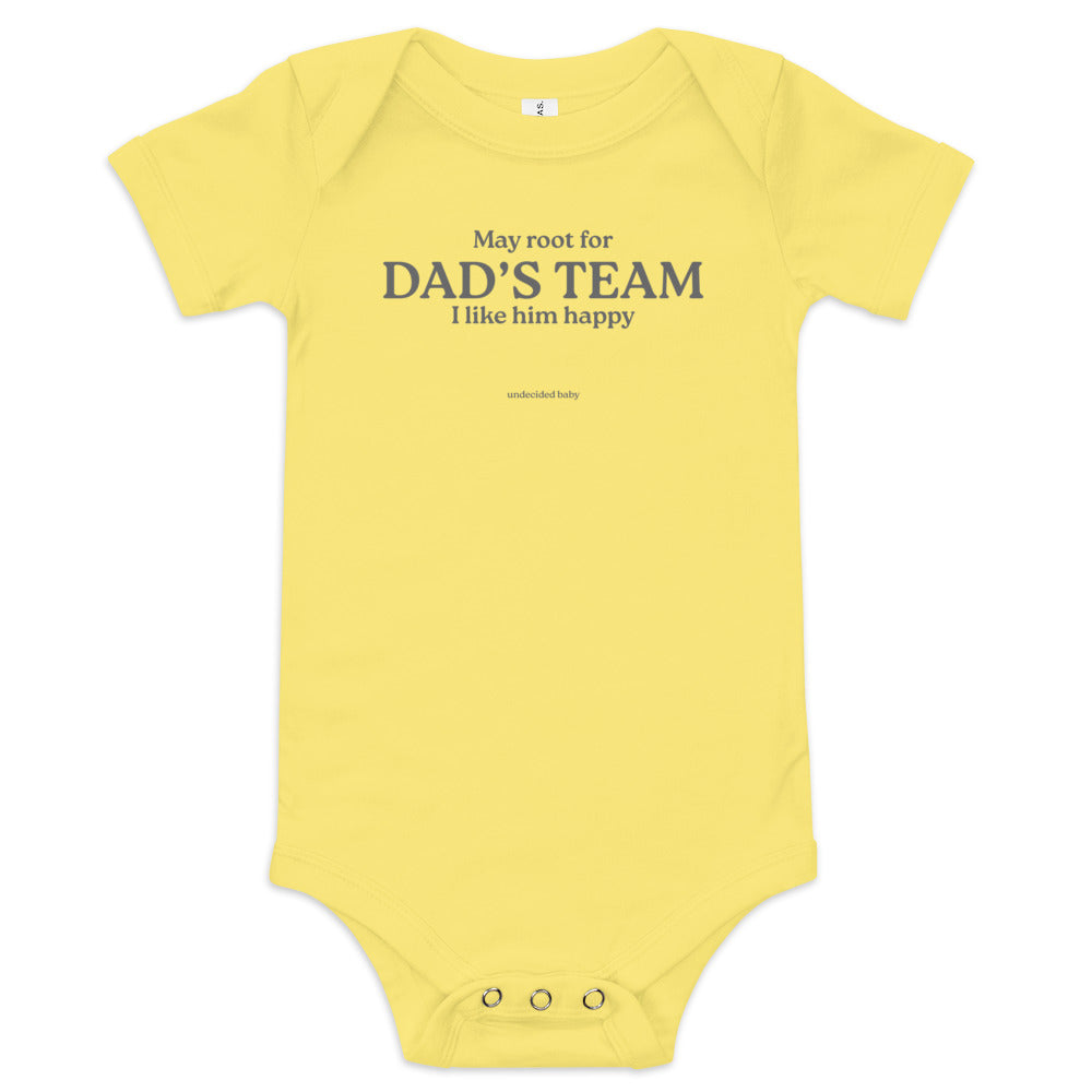 DAD'S TEAM Baby Onesie