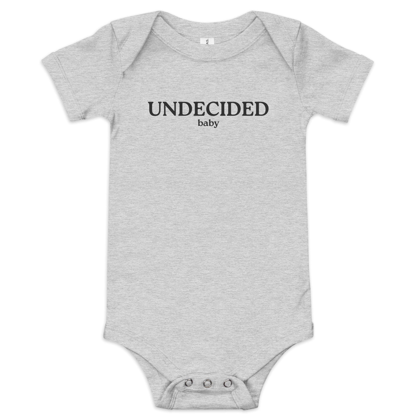 UNDECIDED Baby Onesie