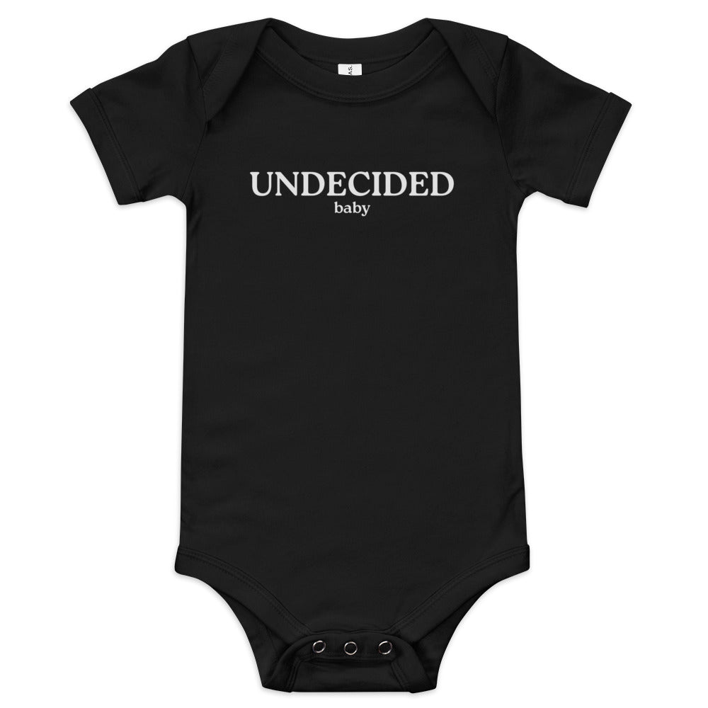 UNDECIDED Baby Onesie