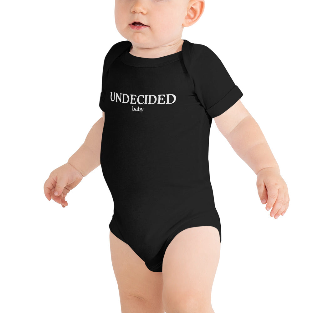 UNDECIDED Baby Onesie