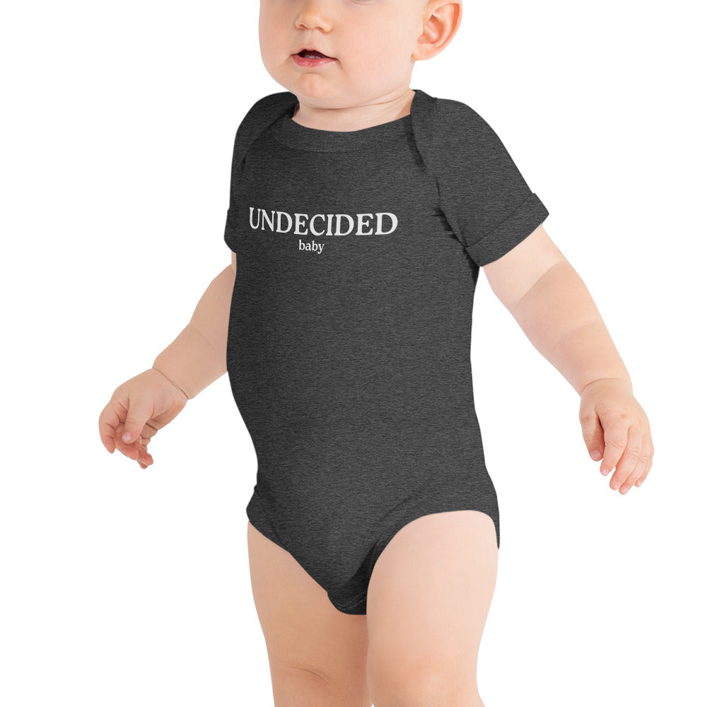 UNDECIDED Baby Onesie