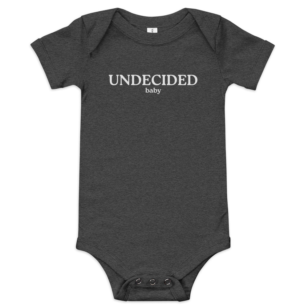 UNDECIDED Baby Onesie