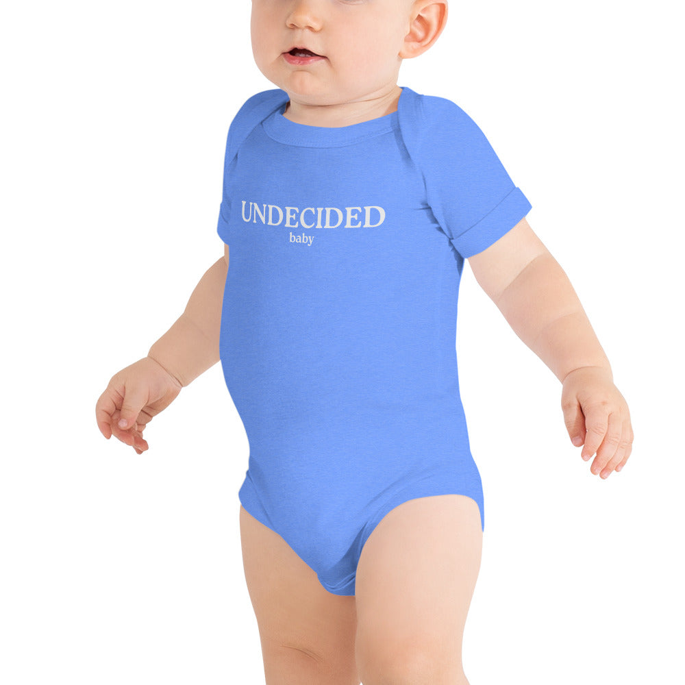 UNDECIDED Baby Onesie