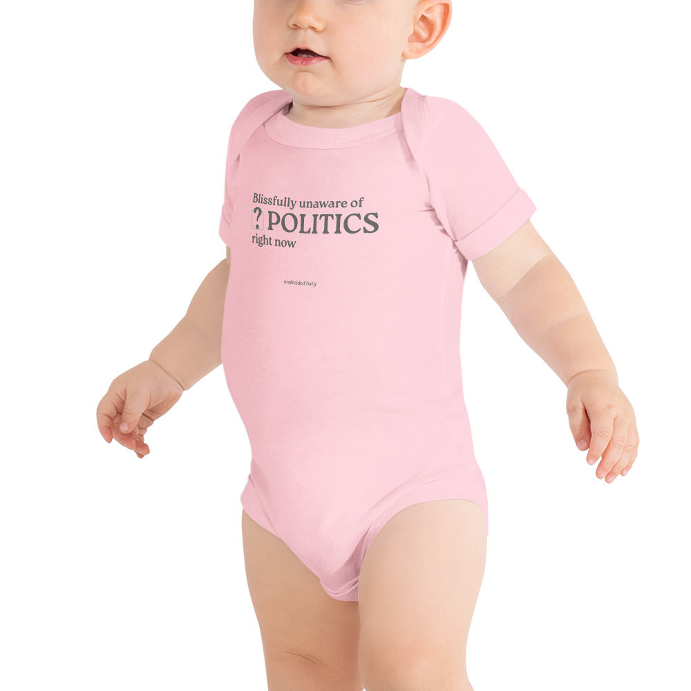 POLITICS? Baby Onesie