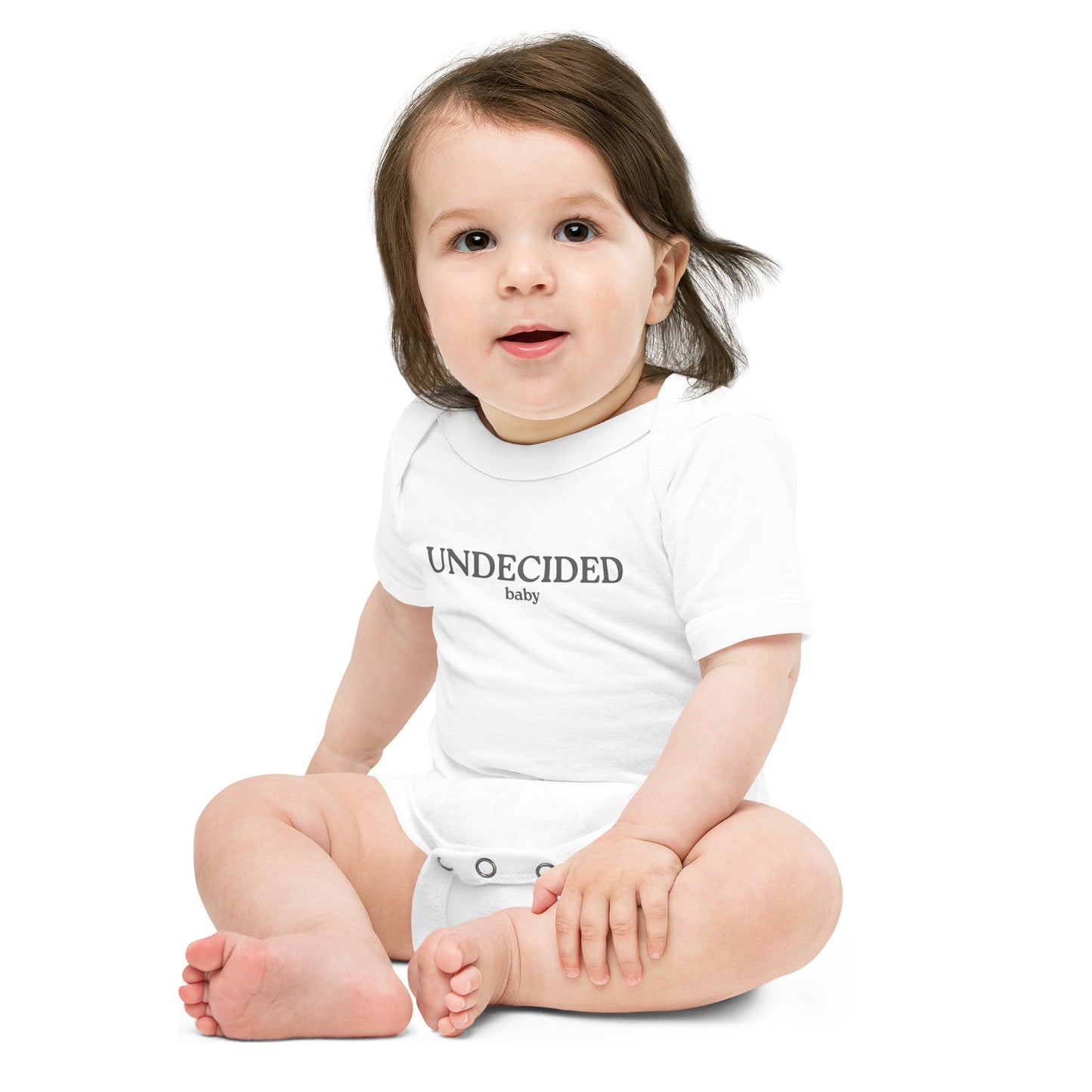 UNDECIDED Baby Onesie